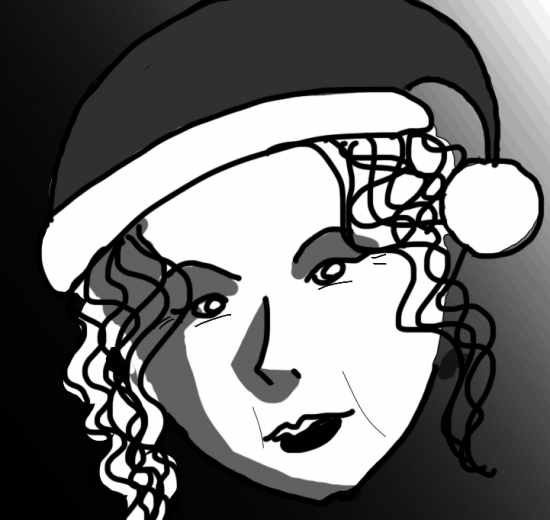 A close-up portrait of the enigmatic Mary Christmas